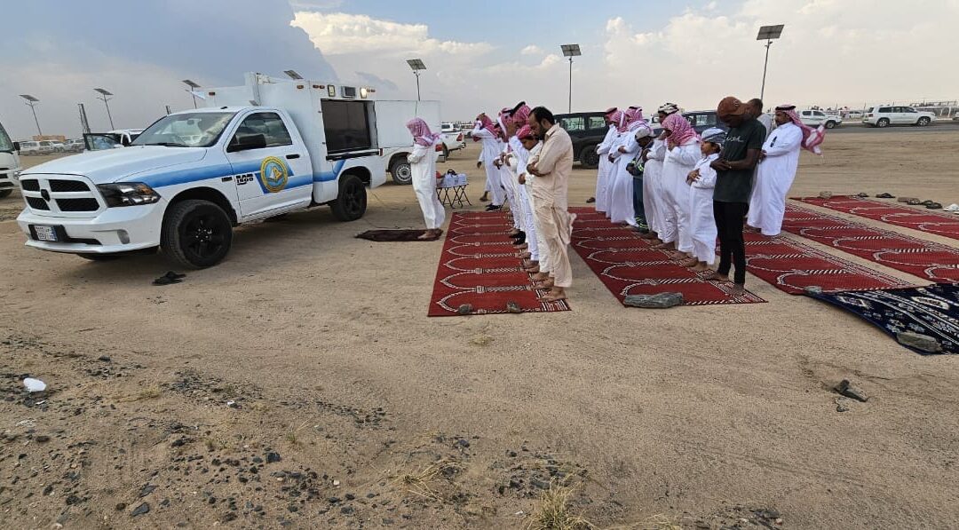 “الأمر بالمعروف” بالطائف تفعّل المصلى المتنقل بمهرجان ولي العهد للهجن