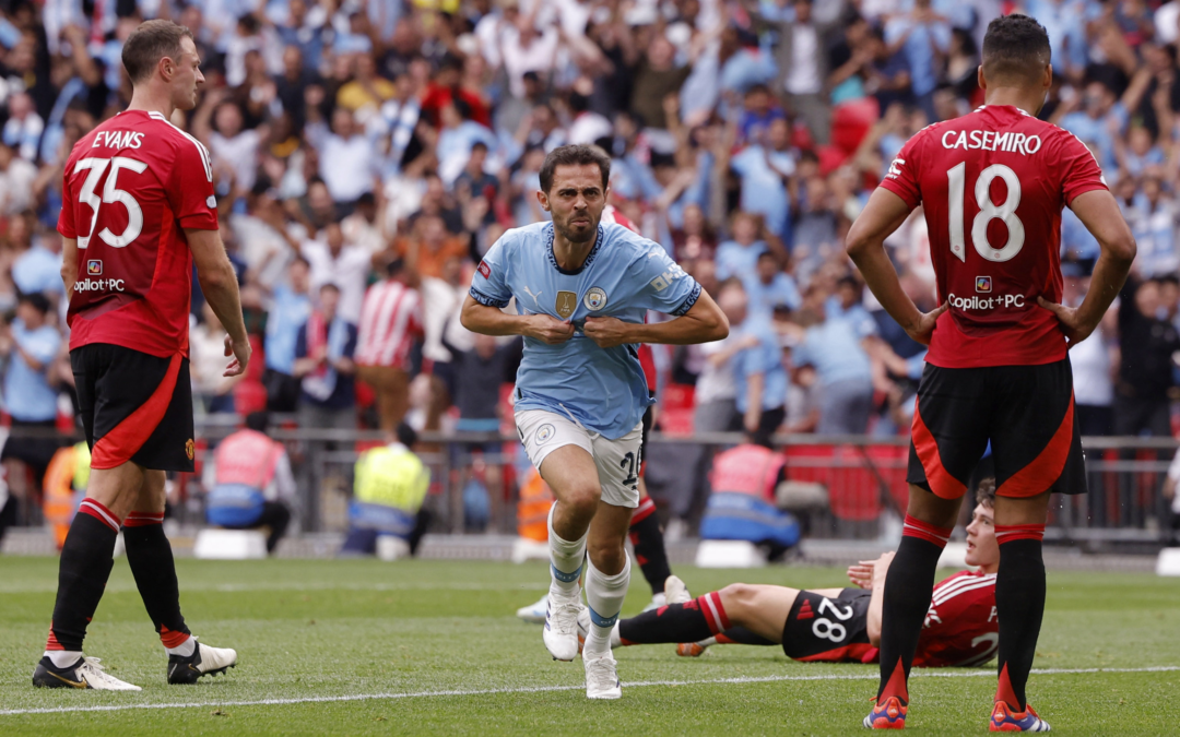 السيتي يتوج بكأس درع المجتمع الإنجليزي أمام يونايتد