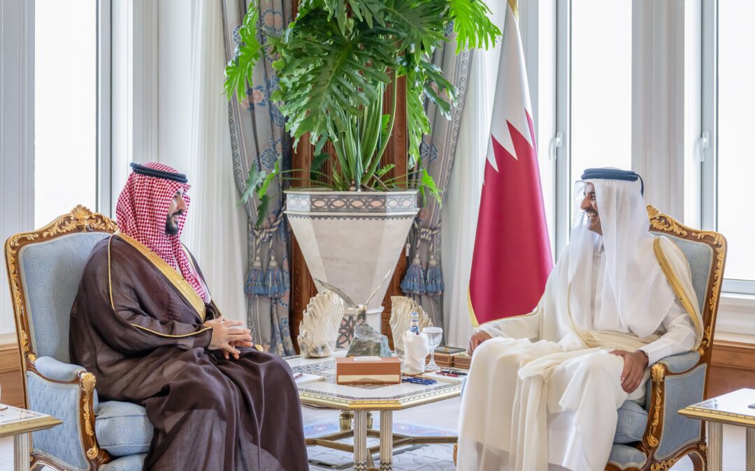 بتوجيه من القيادة.. وزير الدفاع يلتقي أمير قطر ويستعرضان العلاقات الأخوية