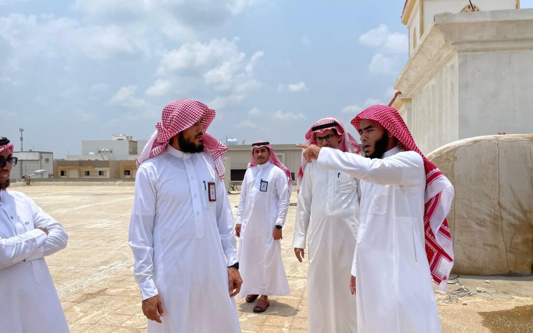 مدير فرع وزارة الشؤون الإسلامية بجازان يقف على جامع العاكش بمحافظة ضمد