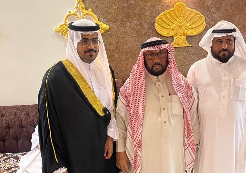 الشاب هاني خواجي يحتفل بزواجه في الظبية