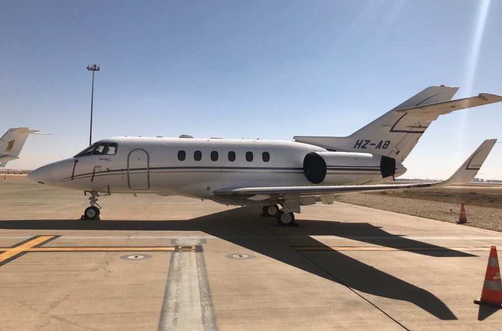 طائرة الإخلاء الطبية تتجهز لإخلاء فهد المولد من دبي إلى الرياض