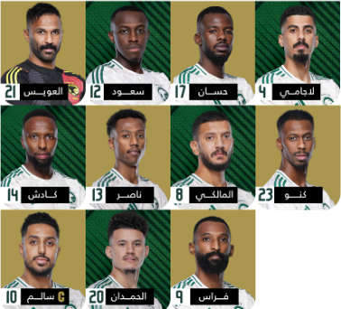 مانشيني يكشف عن تشكيلة الأخضر في لقاء الصين