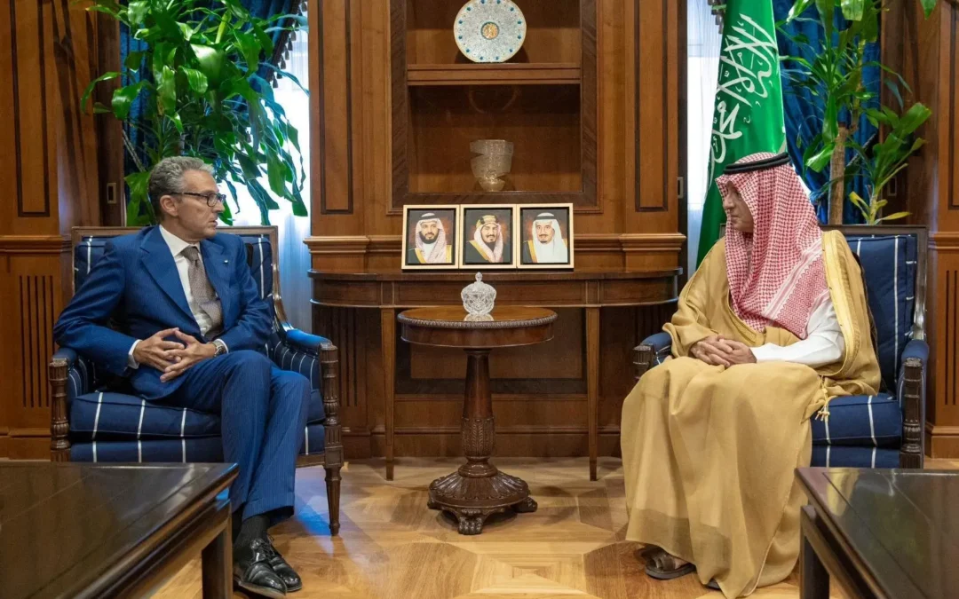 “الجبير” يستضيف سفير إيطاليا المعين بالمملكة