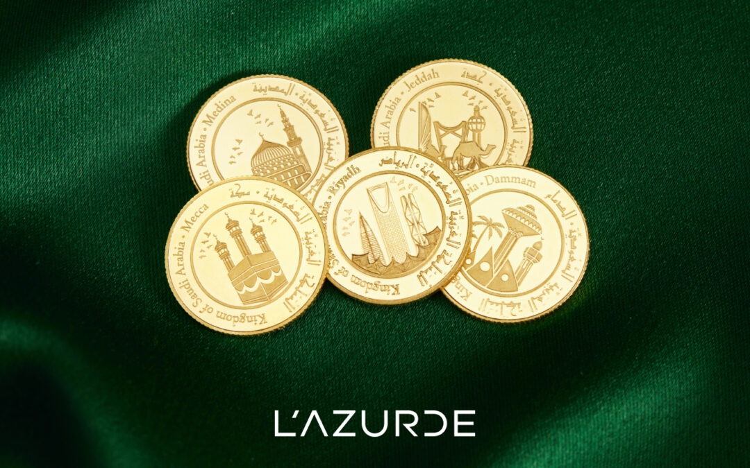 5 عملات ذهبية حصرية.. “لازوردي” تحتفل “باليوم الوطني السعودي”