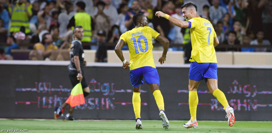 “ماني” و”الدون” يقودان النصر إلى الفوز على العروبة بثلاثية