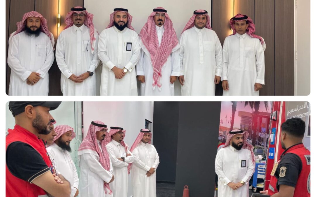 الهلال الأحمر بمنطقة تبوك يستضيف أمين وأعضاء الملتقى الإعلامي