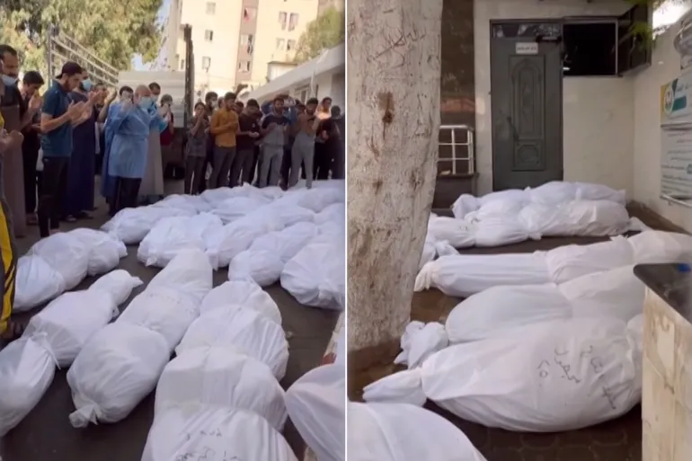 عائلات نازحة تعيش في مقابر غزة وسط نقص حاد في الغذاء والمساعدات