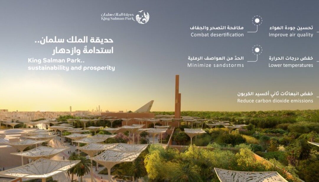 “حديقة الملك سلمان”.. تجمل “الرياض” بملايين الأشجار والنباتات المحلية لخفض الحرارة
