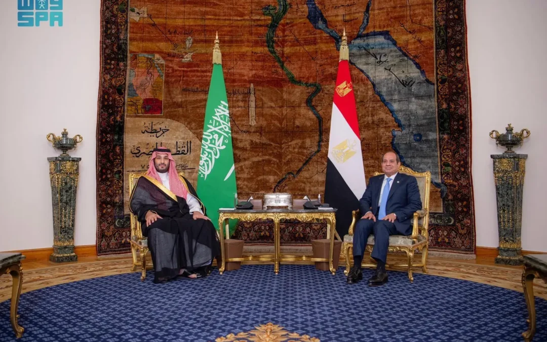 البيان المشترك في ختام زيارة ولي العهد لمصر: مجلسُ التنسيق الأعلى السعودي المصري منصةٌ فاعلة لتعزيز العلاقات بين البلدين