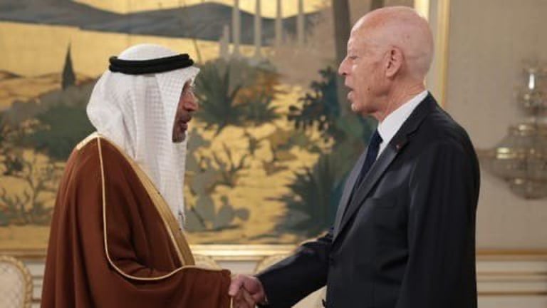 الرئيس التونسي يستعرض مع وزير الاستثمار علاقات التعاون