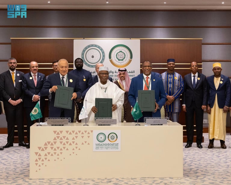 بحضور وزير الخارجية.. التوقيع على وثيقة الآلية الثلاثية لدعم فلسطين