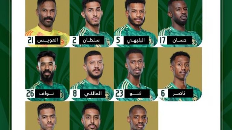 تعرف على تشكيلة “الأخضر” لمواجهة شقيقه اليمني اليوم