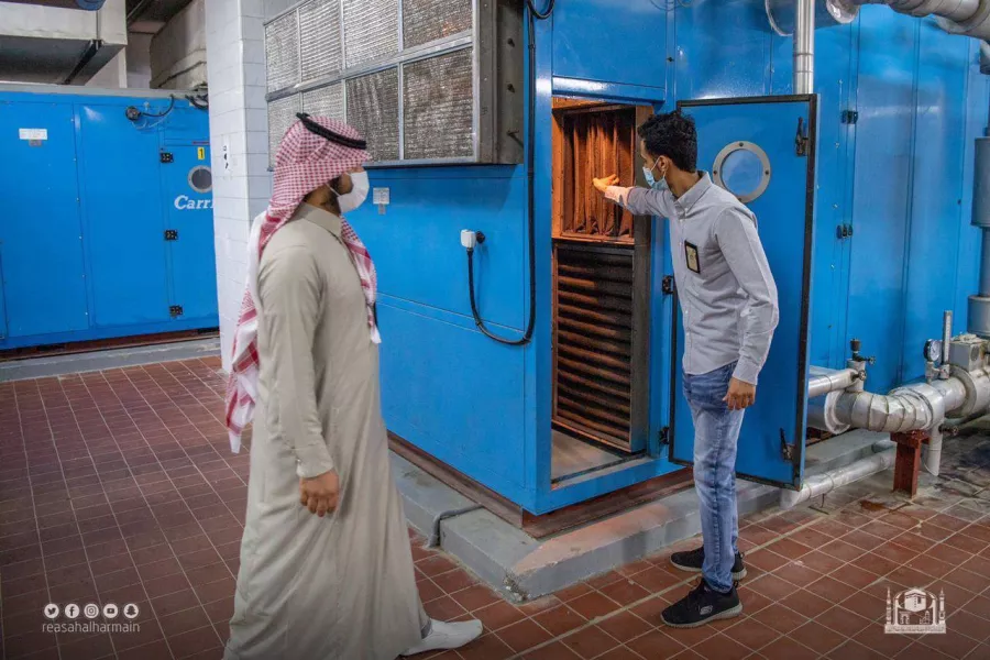طاقة التبريد في المسجد الحرام تستهدف راحة ضيوف الرحمن
