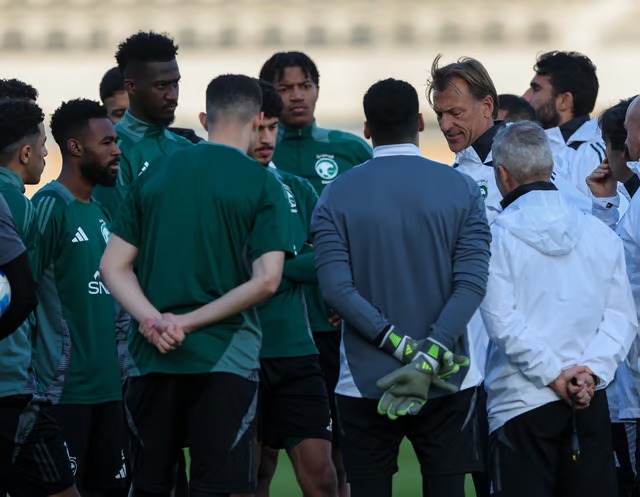 الأخضر يستأنف تدريباته استعدادًا لمواجهة العراق ضمن خليجي 26