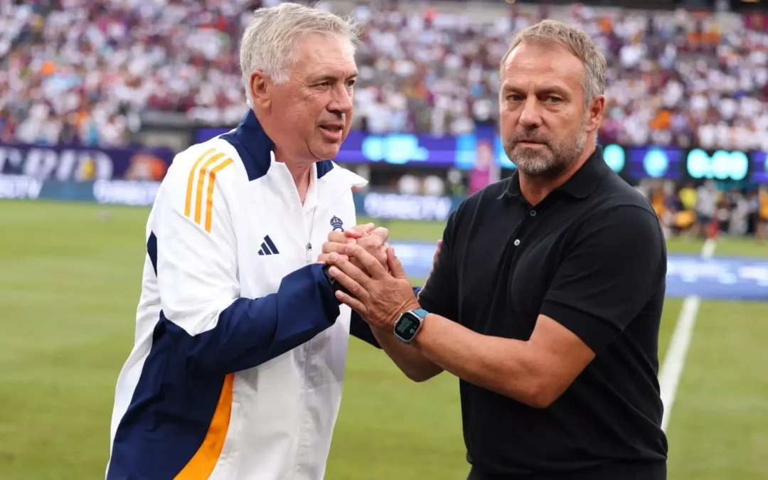 “أنشيلوتي”: برشلونة تحسن كثيرًا..  و”فليك” يعترف: الريال سريع في الانتقالات