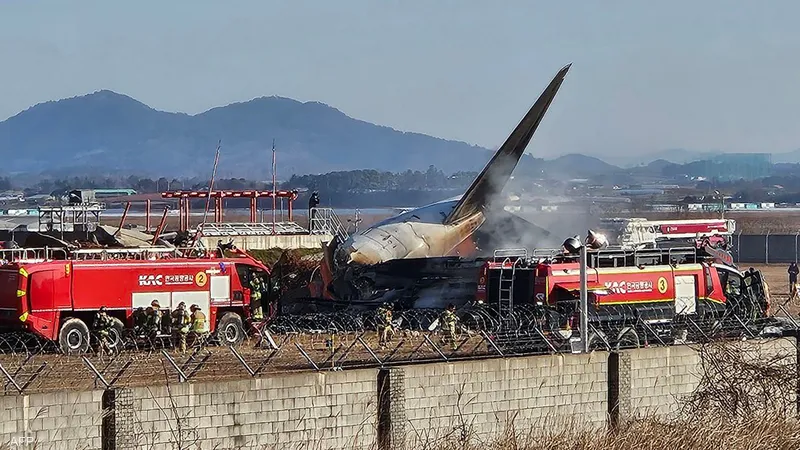 لماذا لم تنزل عجلات الطائرة الكورية المنكوبة اليوم