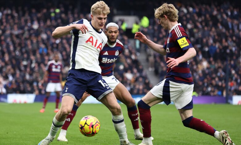 الدوري الإنجليزي.. “نيوكاسل” يتغلب على توتنهام بهدفين لهدف