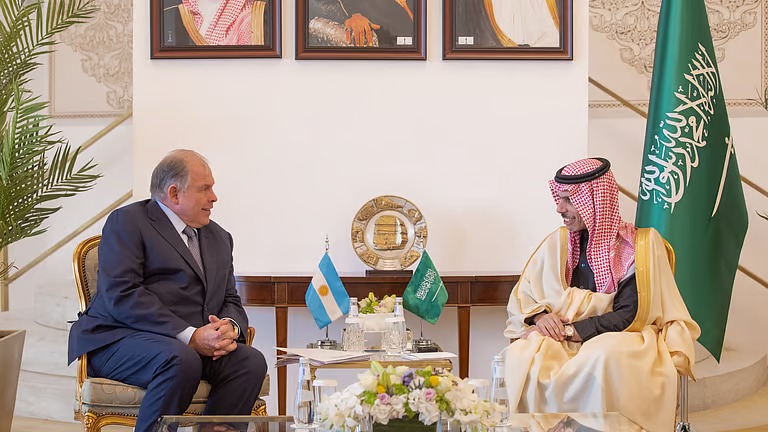 وزير الخارجية ونظيره الأرجنتيني يبحثان تعزيز العلاقات الثنائية