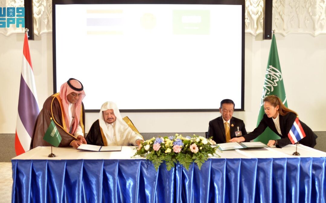 رئيس مجلس الشورى ورئيس مجلس النواب التايلندي يوقعان مذكرة تفاهم للتعاون في المجال البرلماني