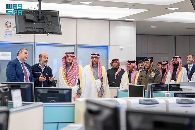 وزير الداخلية يزور وكالة الحماية المدنية الإيطالية