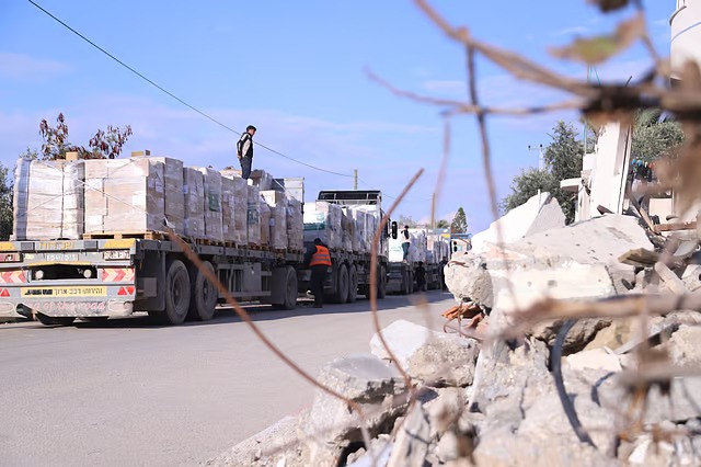 المملكة تواصل دعمها الإنساني لغزة بإرسال قوافل مساعدات جديدة