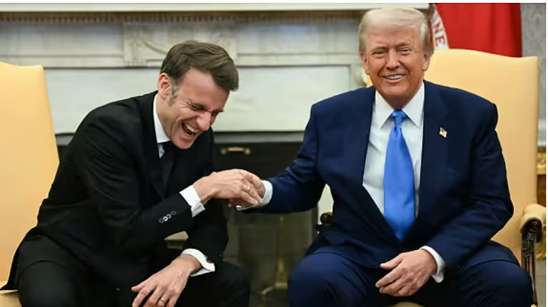 “ماكرون بعد لقاء ترامب” يغادر واشنطن خالي الوفاض