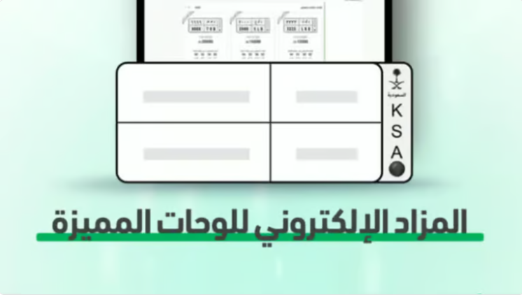 عبر “أبشر”.. “المرور” تطرح اليوم مزاد اللوحات المميزة