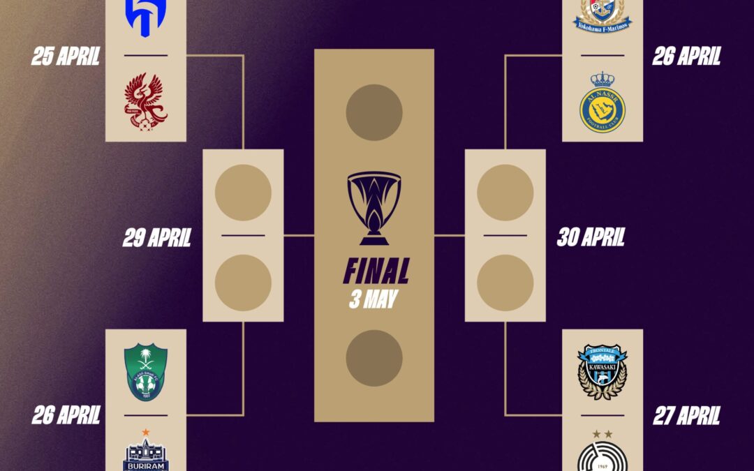 “أبطال آسيا للنخبة”.. الهلال والنصر والأهلي يواجهون في ربع النهائي غوانغجو ويوكوهاما وبوريرام