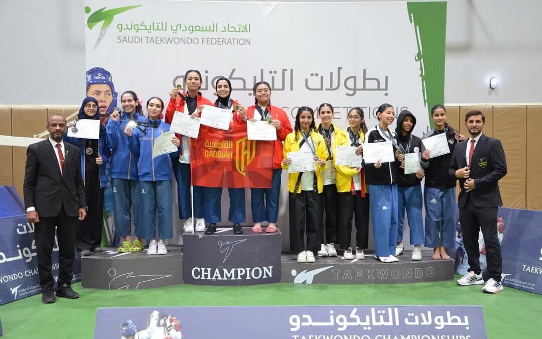 “القادسية” يتصدر بطولة المملكة النسائية للتايكوندو (بومسي)