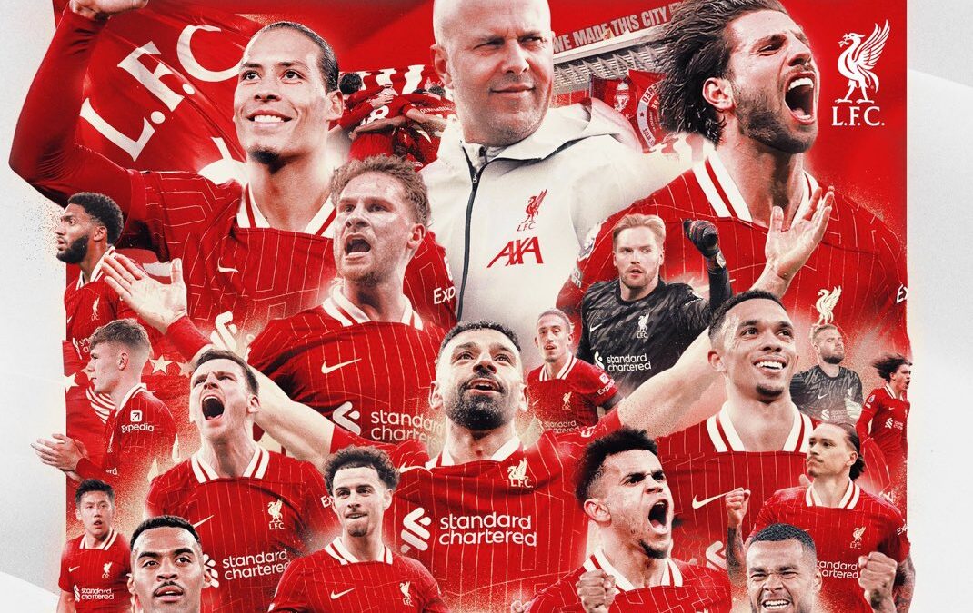 ليفربول يعادل رقم مانشستر يونايتد التاريخي ويستعيد لقب الدوري الإنجليزي
