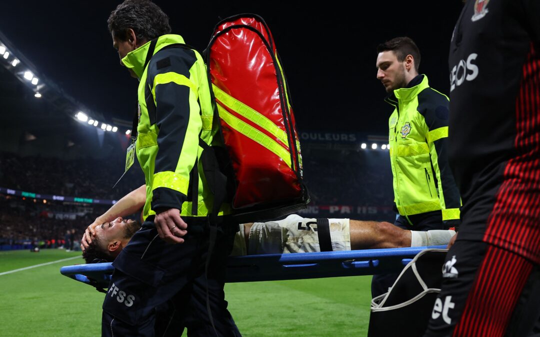 “نيس الفرنسي” يعلن إصابة عبدالمنعم في الرباط الصليبي