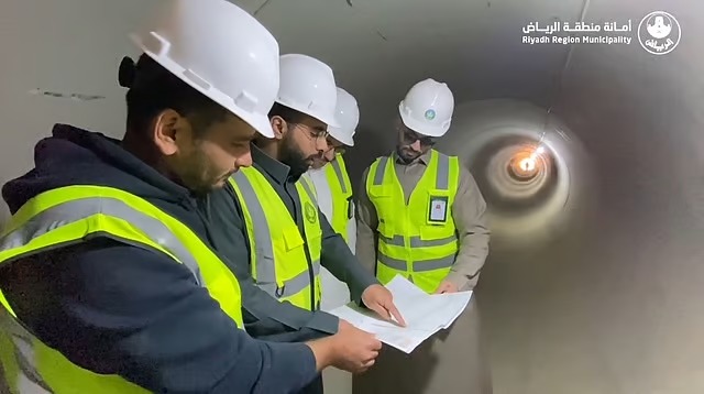 أمانة الرياض تستخدم أحدث التقنيات لتنفيذ أعمال البنية التحتية في عدد من المواقع الرئيسية