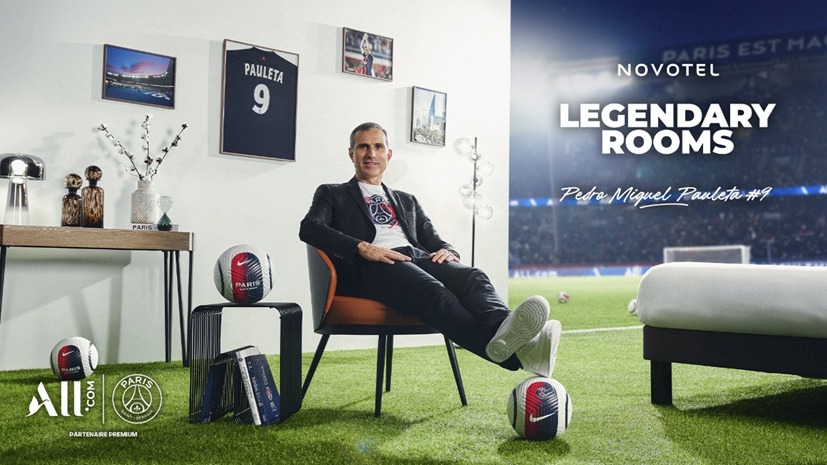 نوفوتيل وباريس سان جيرمان يكشفان عن “غرفة الأساطير” الخاصة ببيدرو ميغيل باوليتا