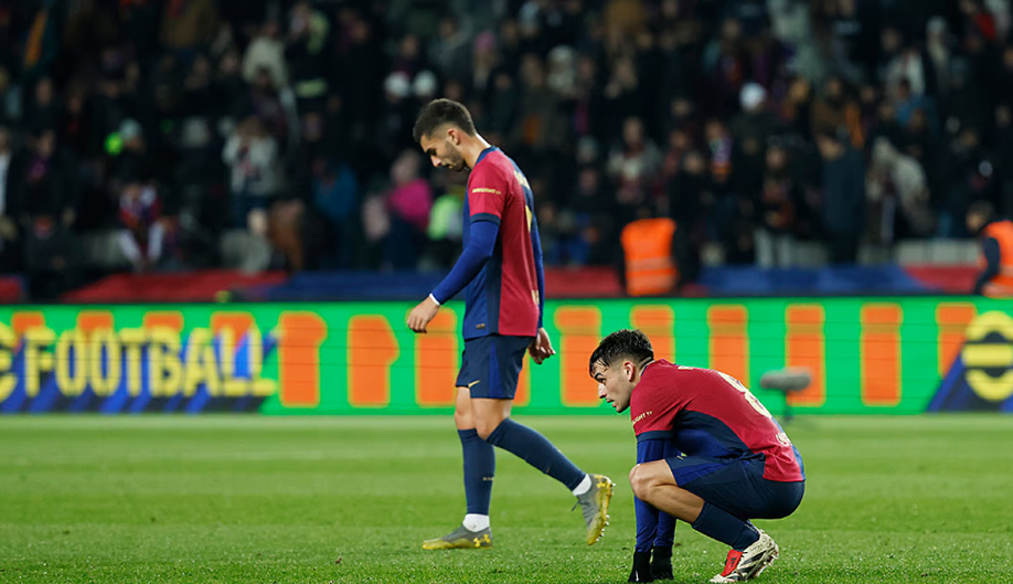 في مباراة تتويجه.. برشلونة يتلقى خسارته الأولى بالدوري في 2025
