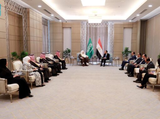 رئيس مجلس الشورى يلتقي رئيس وزراء مصر