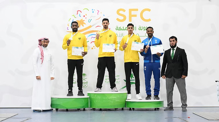 للأسلحة الثلاثة.. ختام منافسات موسم المبارزة بالجولة الماسية للرجال