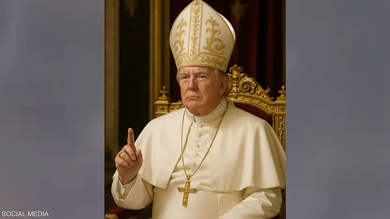 ترامب ينشر صورة “مثيرة للجدل” بزي بابا الفاتيكان