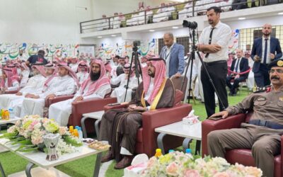 محافظ بيشة يرعى حفل تخرج الدفعة التاسعة لمدارس نون الأهلية  لعام 1446 هـ