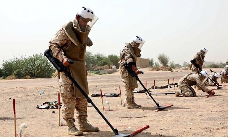 “إغاثي الملك” ينتزع 1.839 لغمًا في اليمن خلال أسبوع