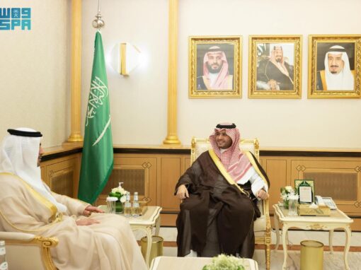 تركي بن محمد بن فهد يستقبل سفير دولة الإمارات لدى المملكة