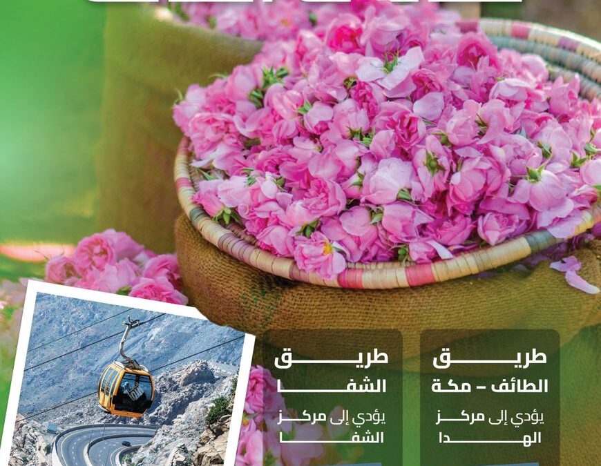 شبكة طرق حديثة من وإلى الطائف