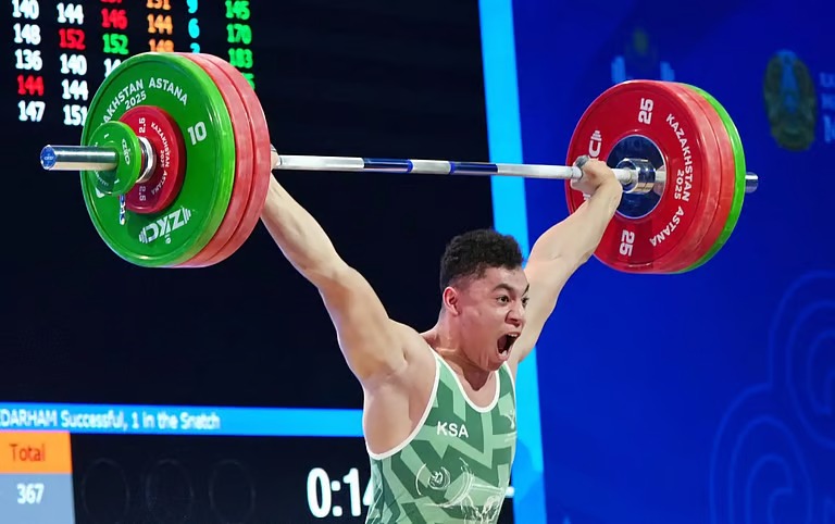 الربّاع يوسف المدرهم يتوّج بالميدالية الفضية في بطولة آسيا لرفع الأثقال