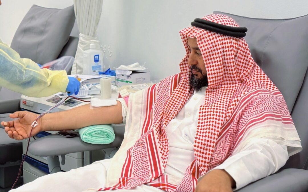حملة التبرع بالدم تحت شعار “اقتداء وعطاء” في تجمع الرياض الصحي الثاني