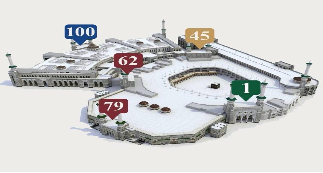 5 أبواب رئيسة في المسجد الحرام تسهّل دخول وخروج ضيوف الرحمن