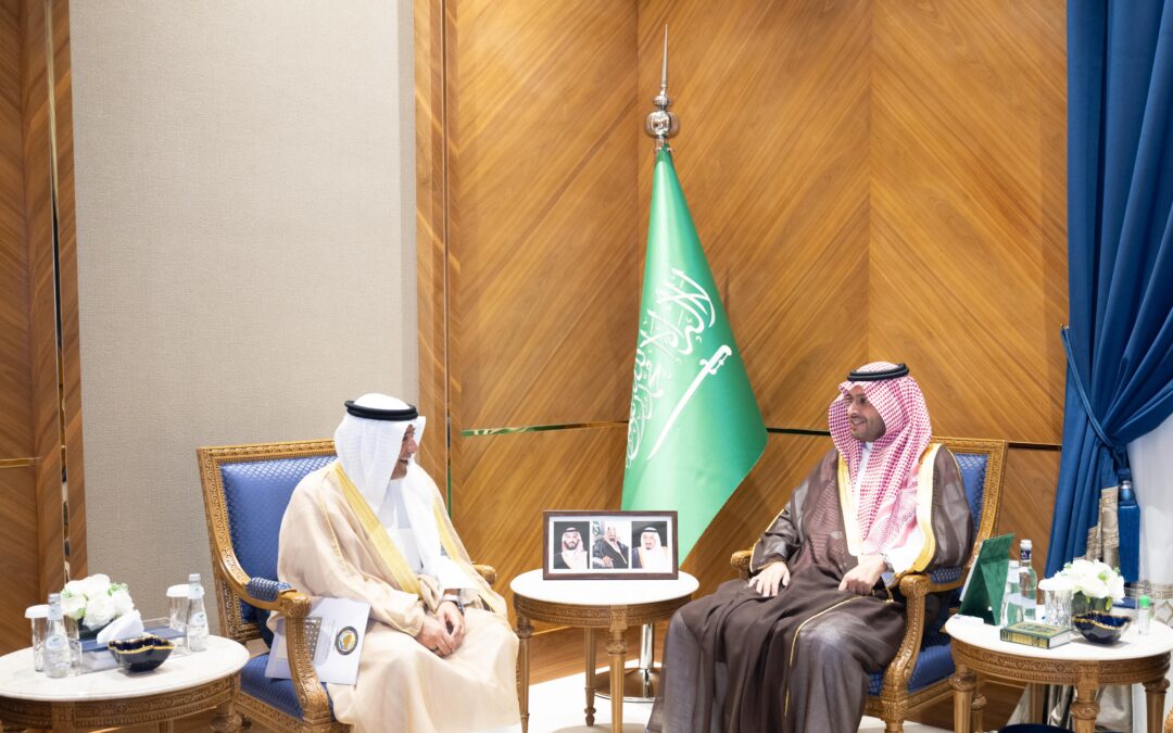 تركي بن محمد بن فهد يستضيف أمين مجلس التعاون لدول الخليج