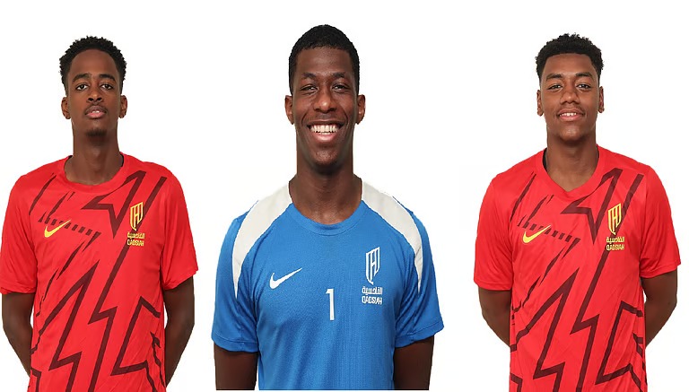 ثلاثي القادسية يلتحق بمعسكر ناشئي الأخضر في فرنسا