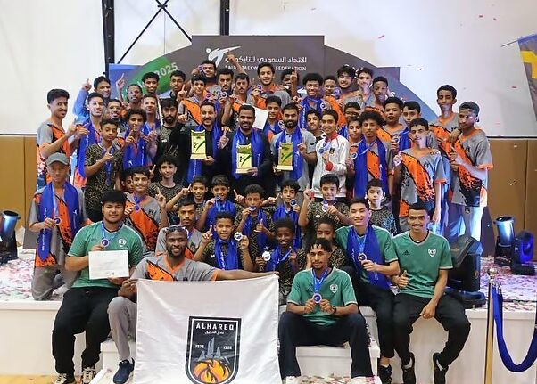 نادي الحريق يتصدر تايكوندو المملكة بـ87 منافساً