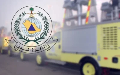 الدفاع المدني يدعو للحيطة والحذر من استمرار هطول الأمطار