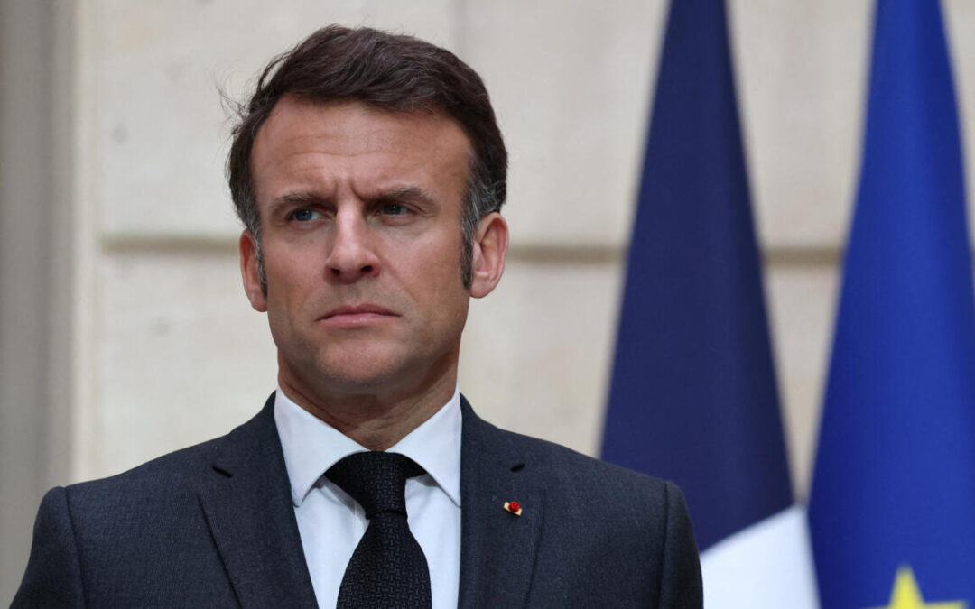 الرئيس الفرنسي يندّد بخطة إسرائيل لاحتلال غزة
